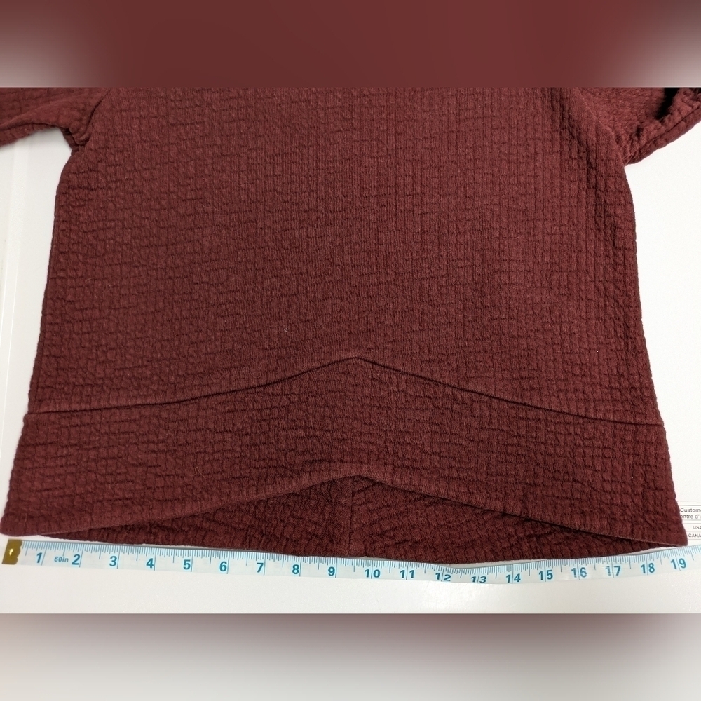 COKLUCH Riviere women's pullover - Cassis Crinkle size XS - Picture 9 of 12